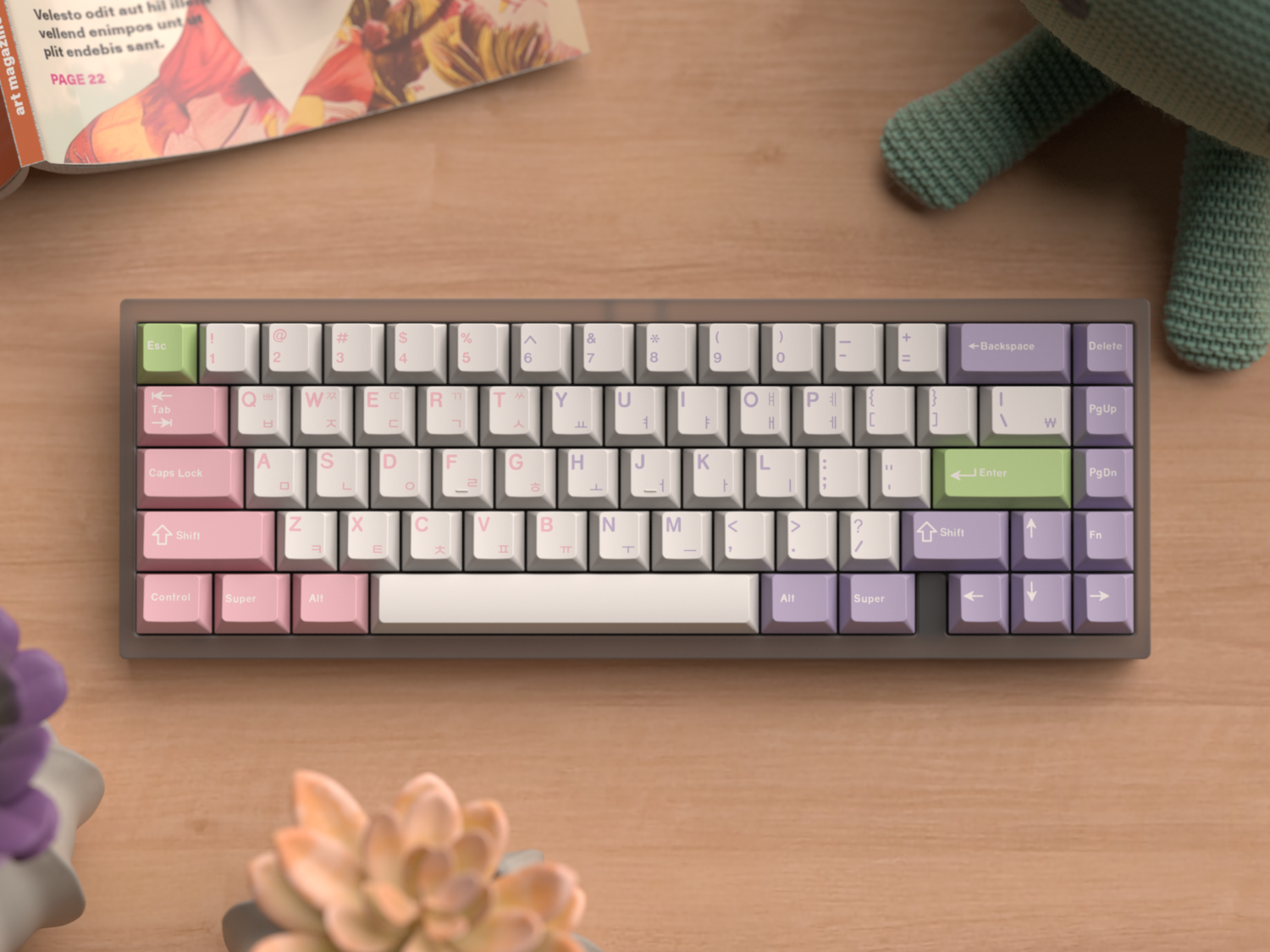 [Group Buy] KKB Korean Delights Keycaps
