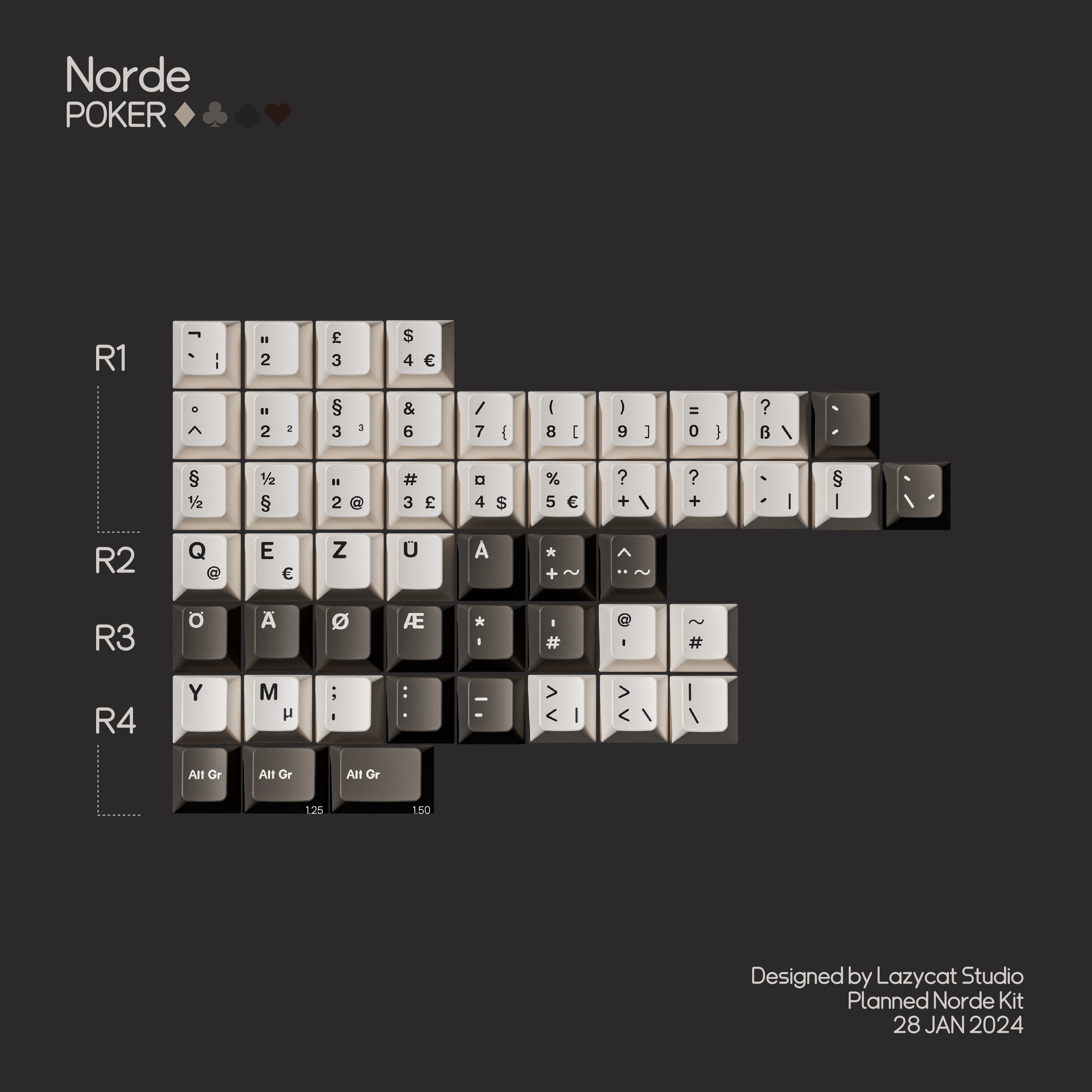 [Group Buy] MW Poker R2 Keycaps