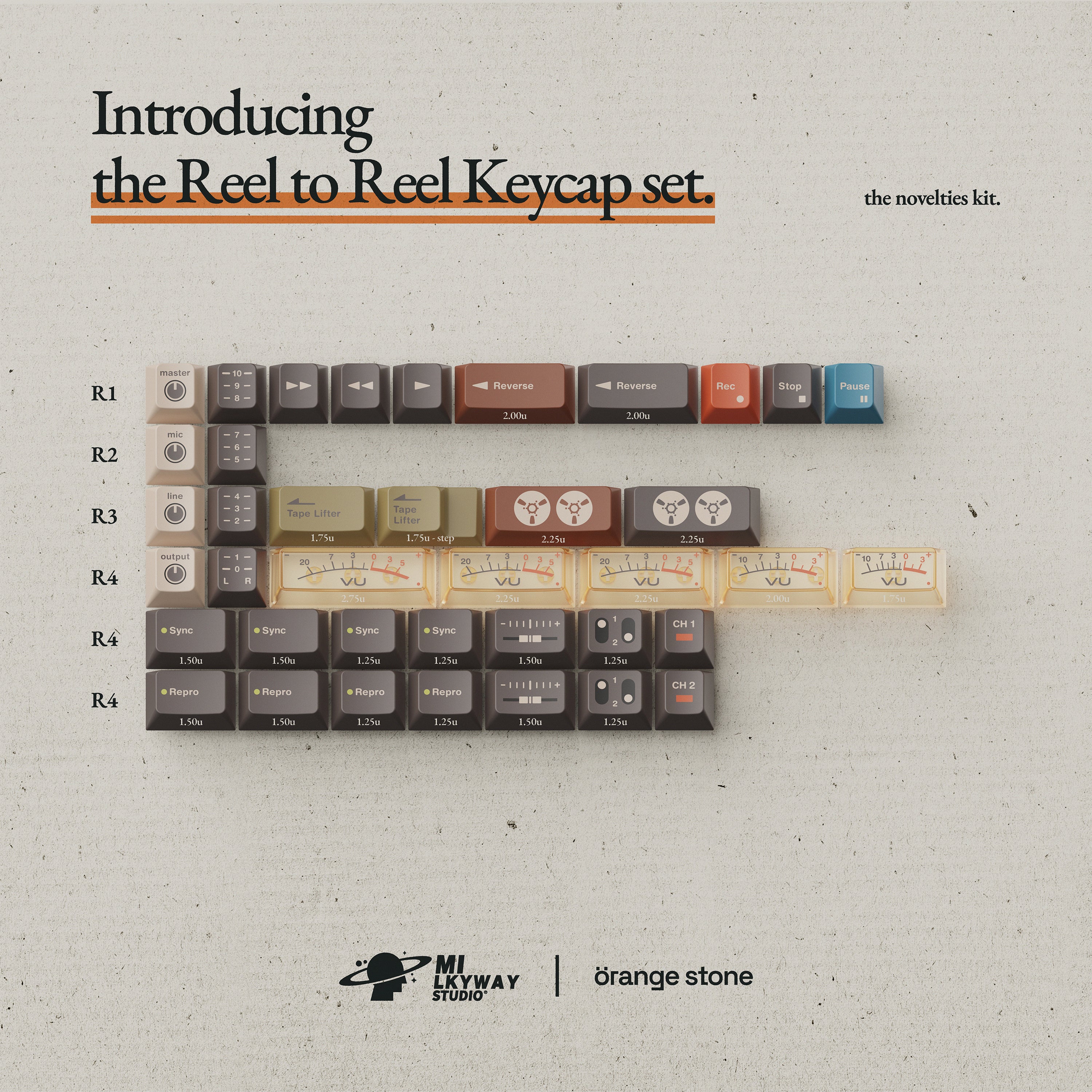 [Group Buy] MW Reel to Reel Keycaps