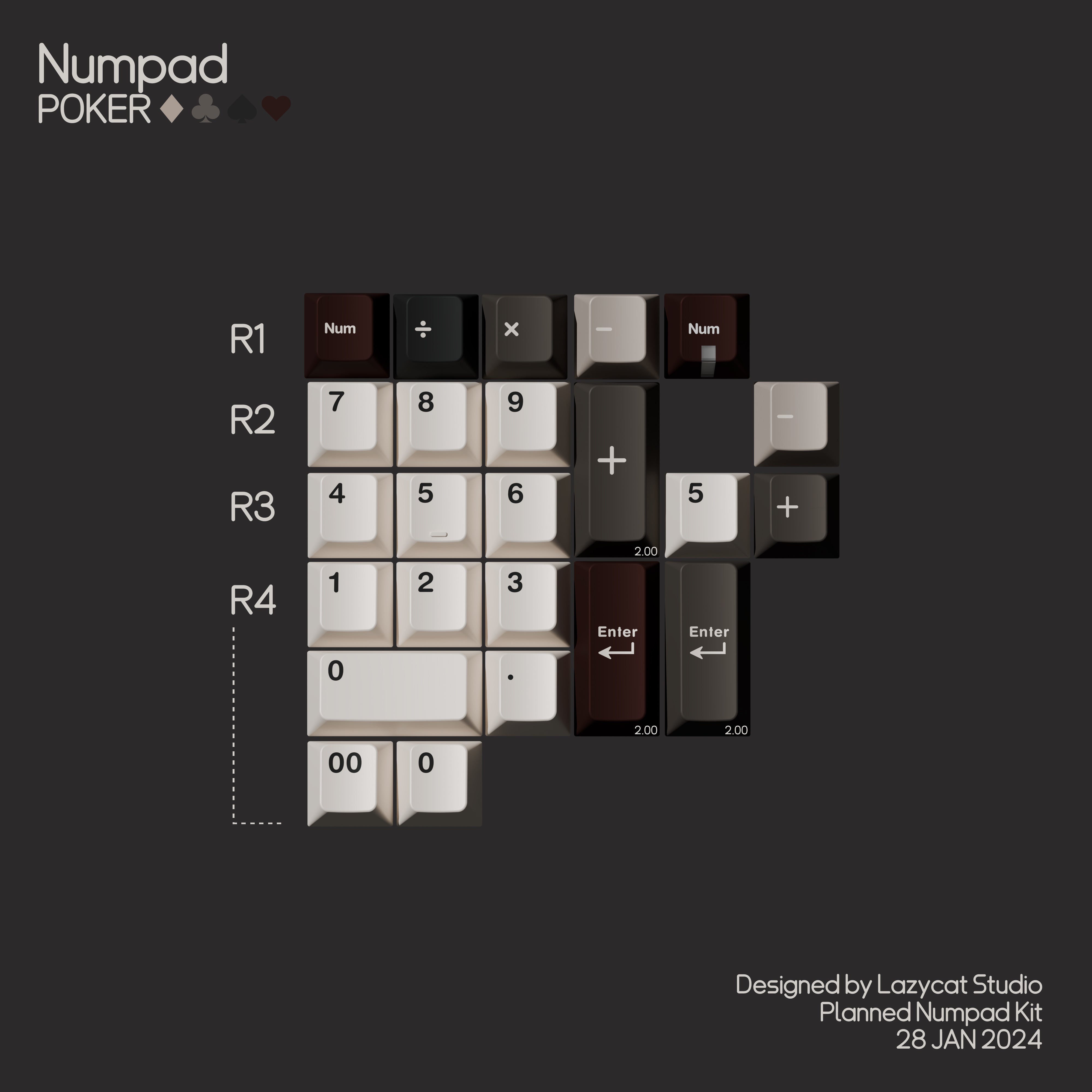 [Group Buy] MW Poker R2 Keycaps