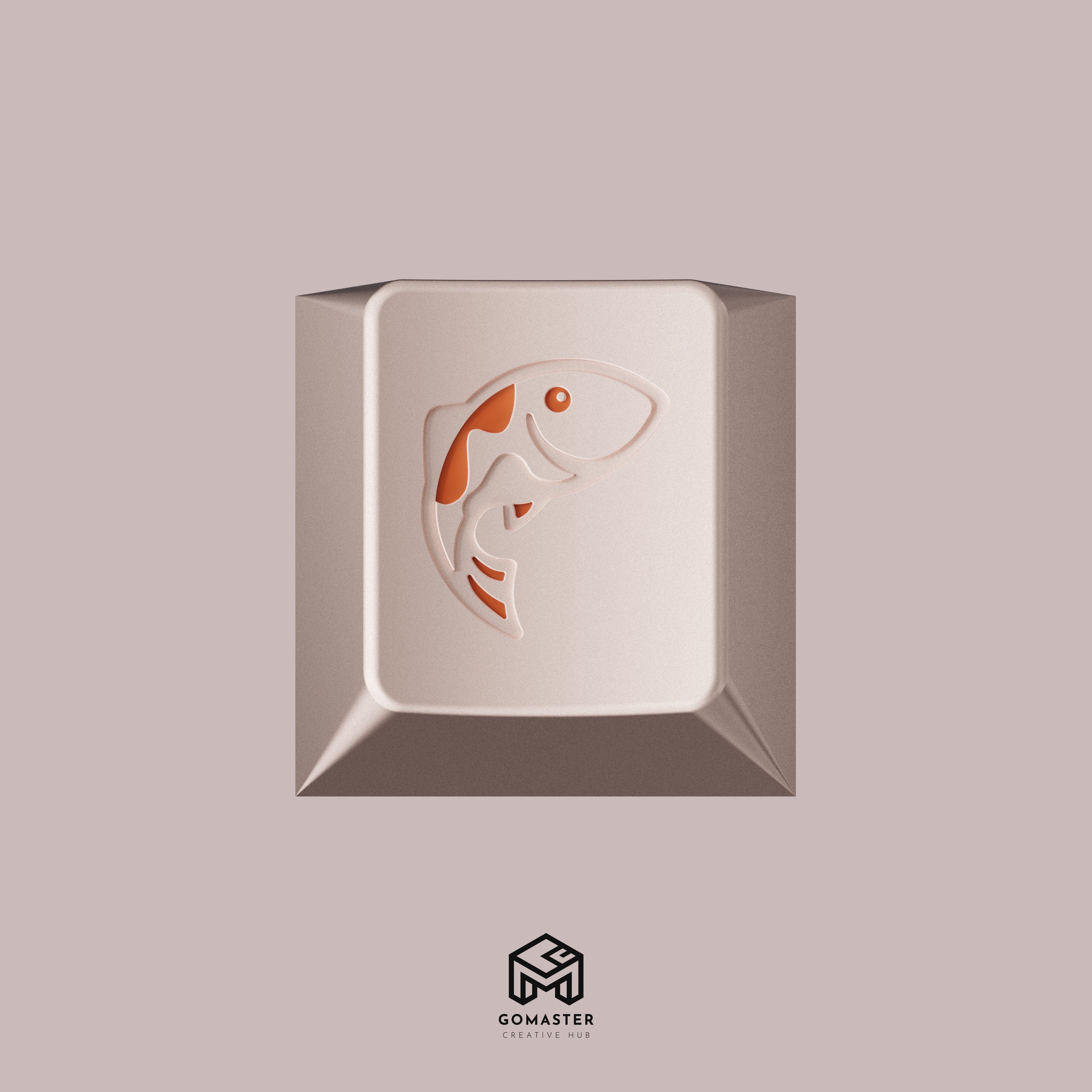 GoMaster Salmon Reborn R2 Keycaps
