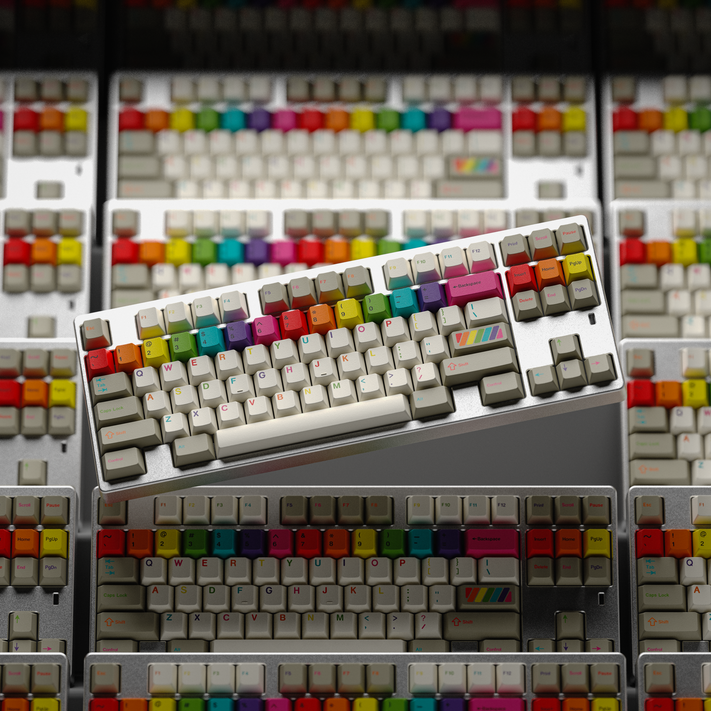 [Group Buy] SWG Rainbow Alert Keycaps
