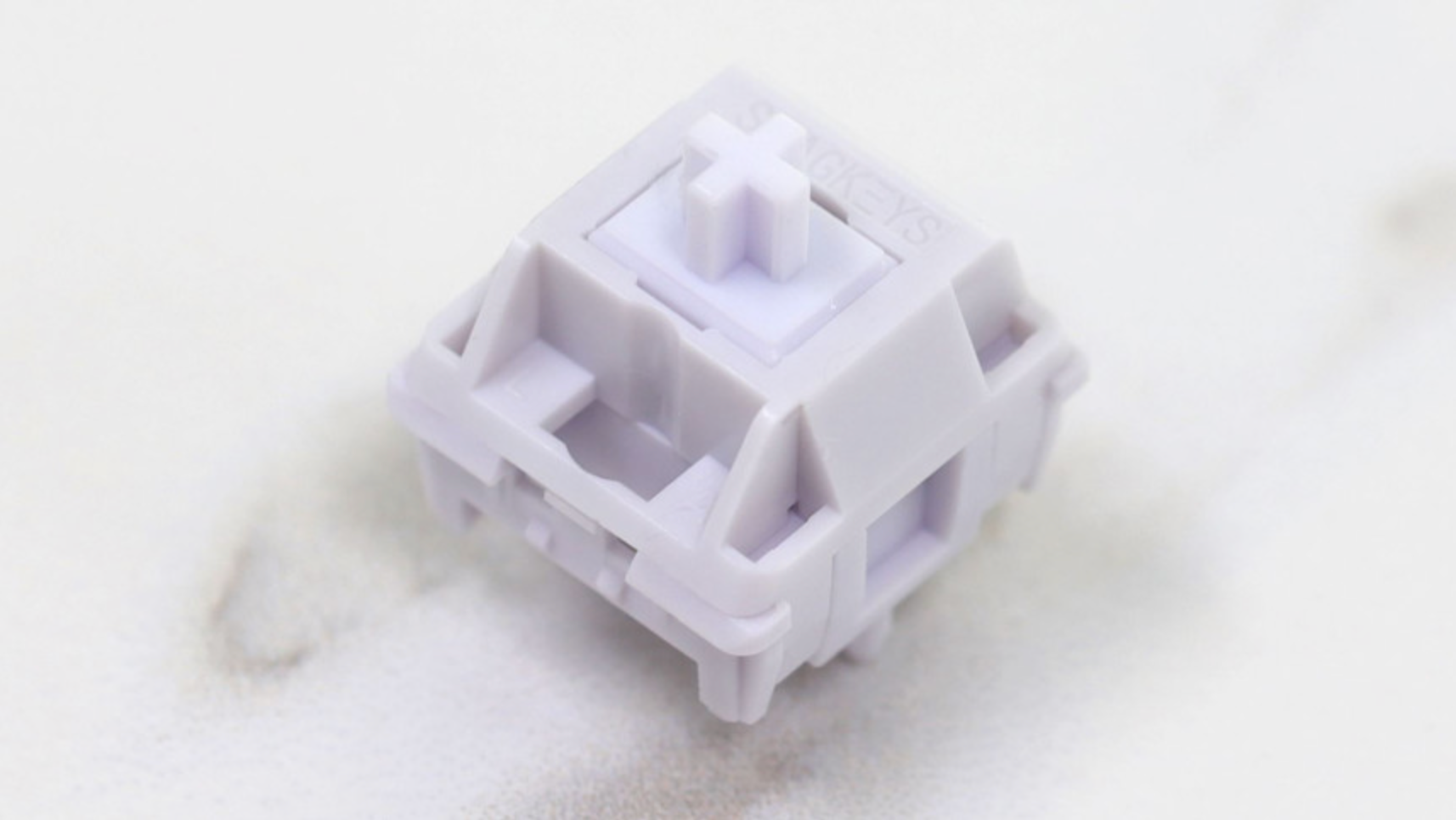 Pearl switches, giving you the "clack" that you need.