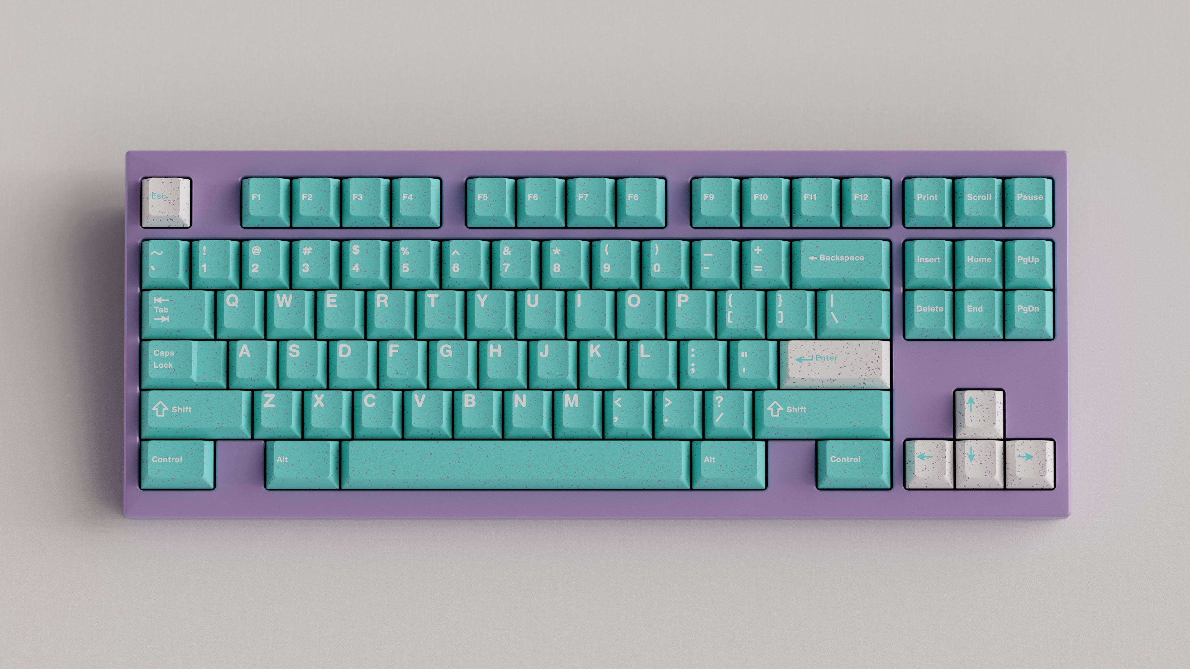 WS Purquoise Keycaps