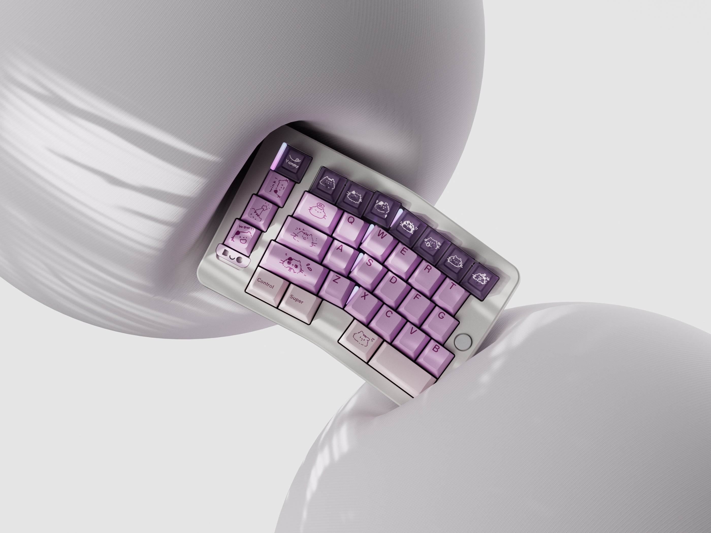 KBS Mio Milkshake Keycaps