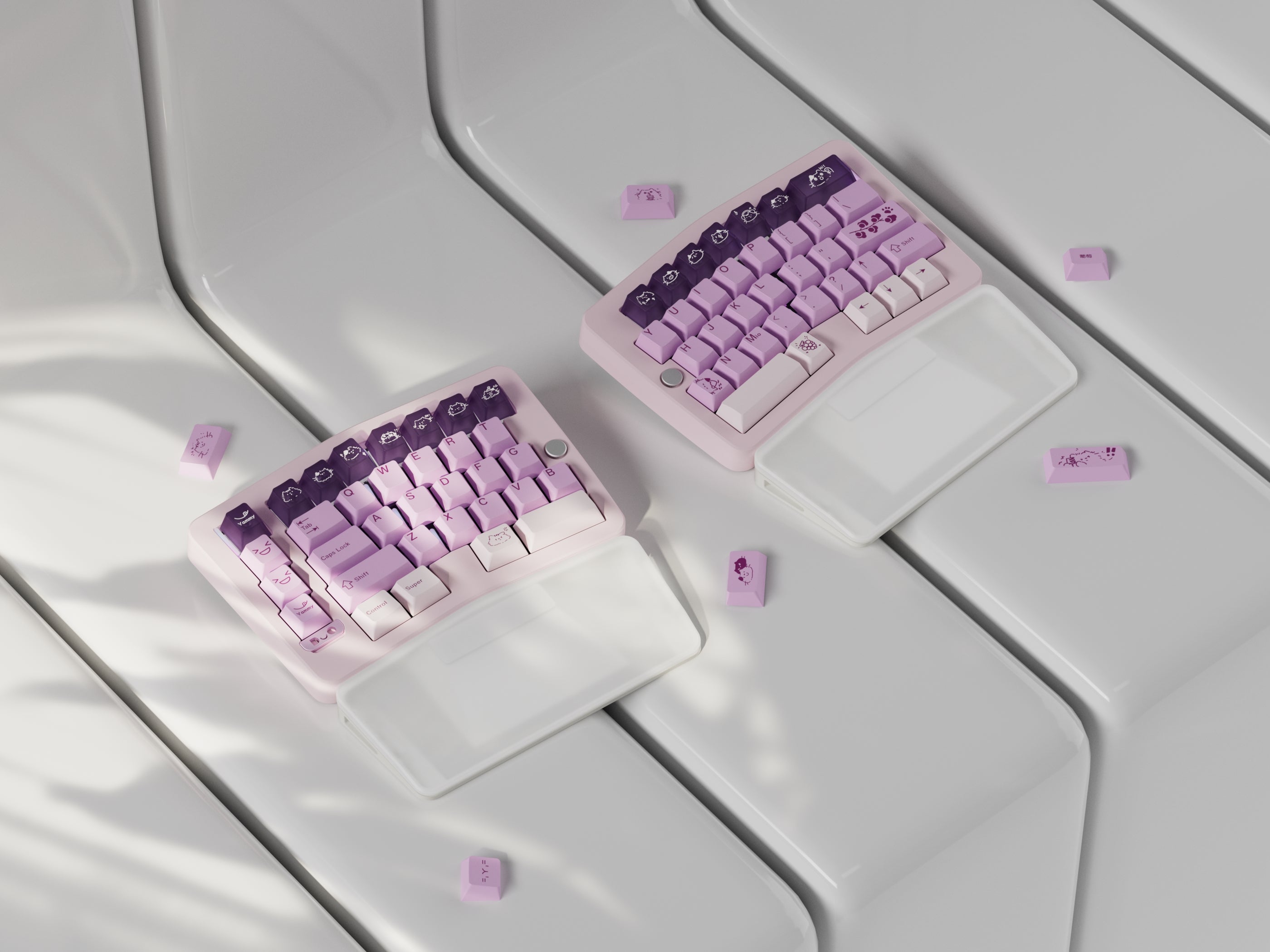 KBS Mio Milkshake Keycaps