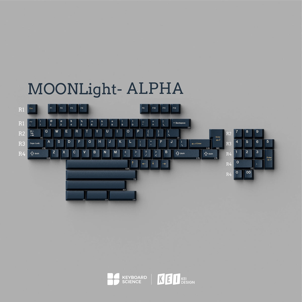 KBS Moonlight Doubleshot ABS Keycaps – qwertyqop