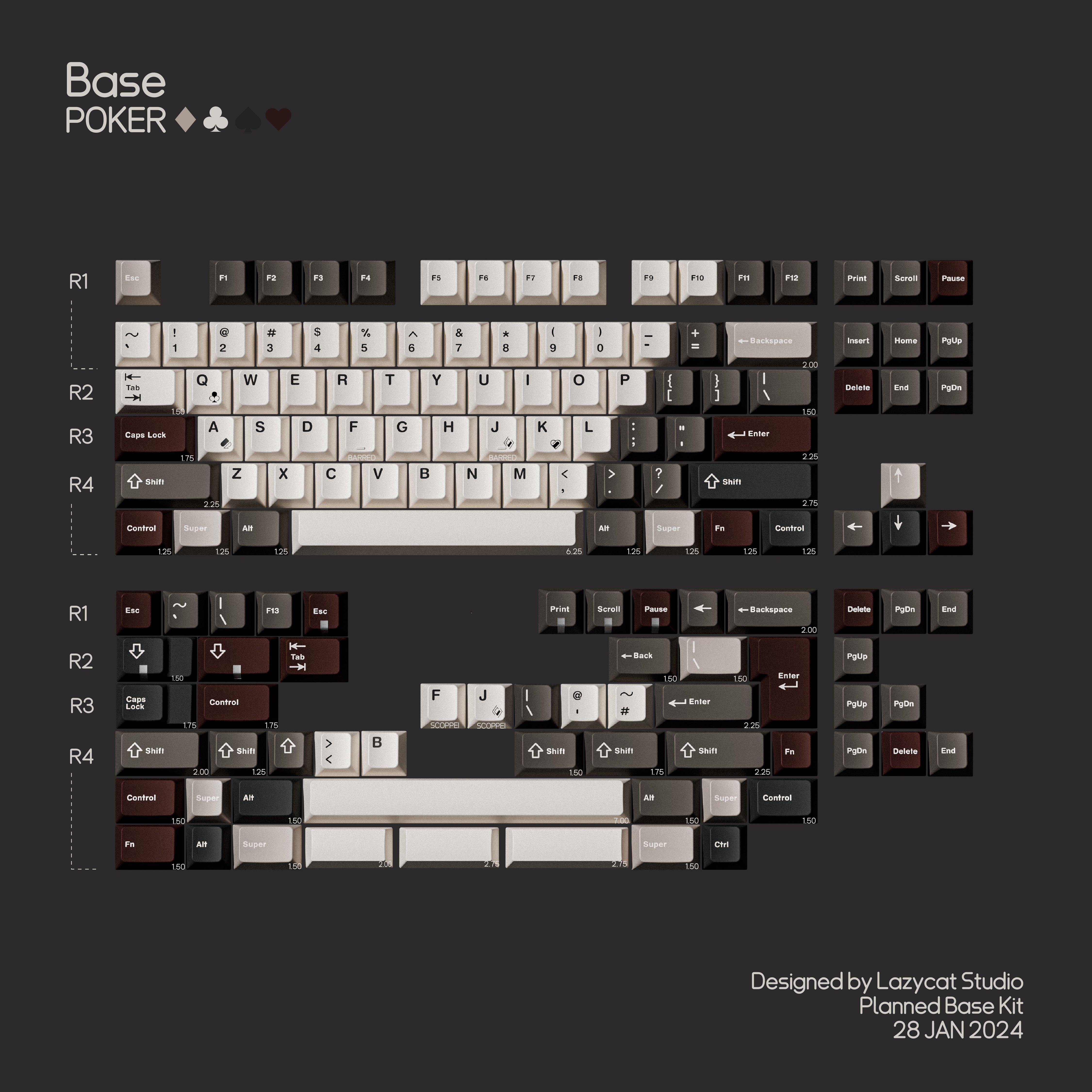 [Group Buy] MW Poker R2 Keycaps