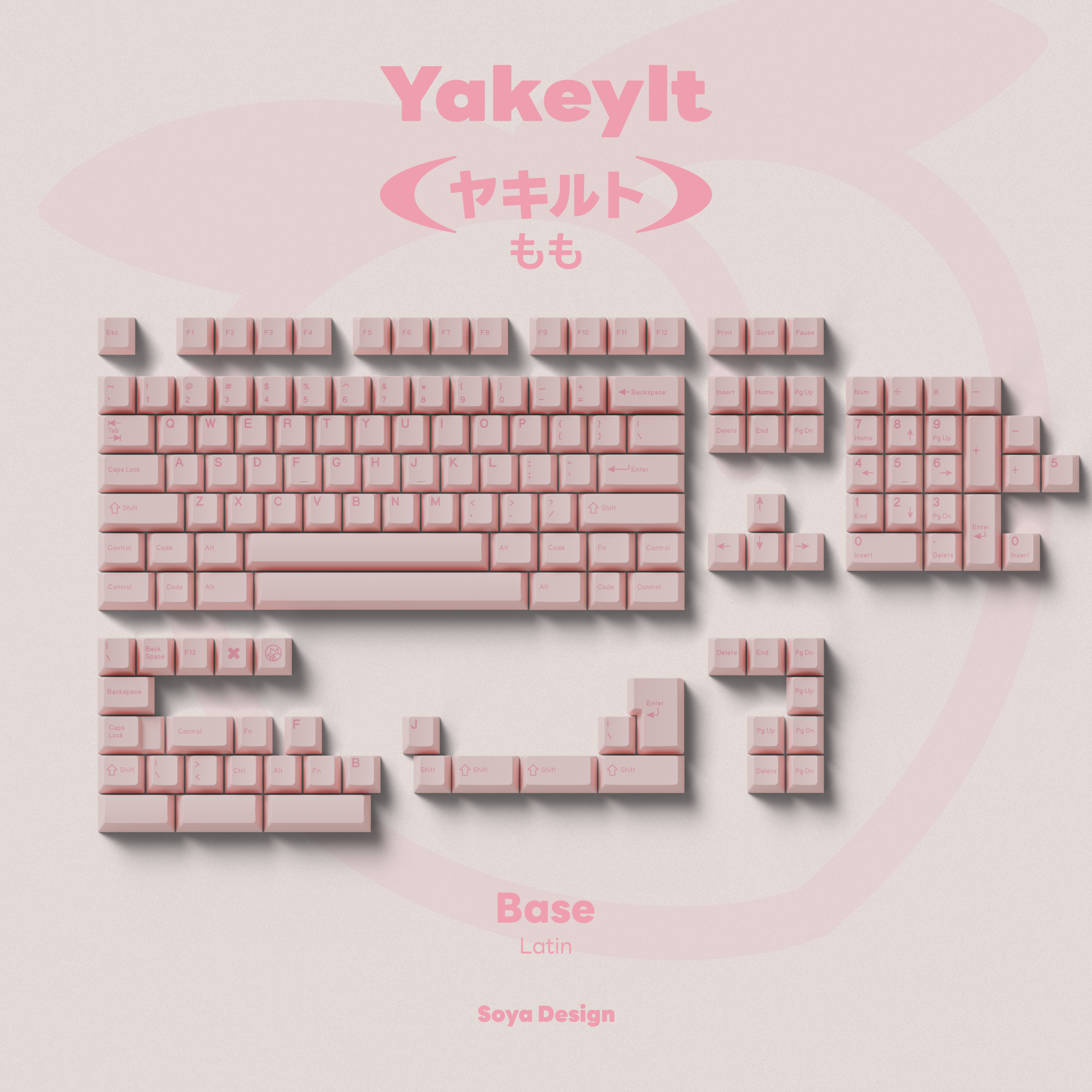 [Ended] TUT Yakeylt Peach Keycaps