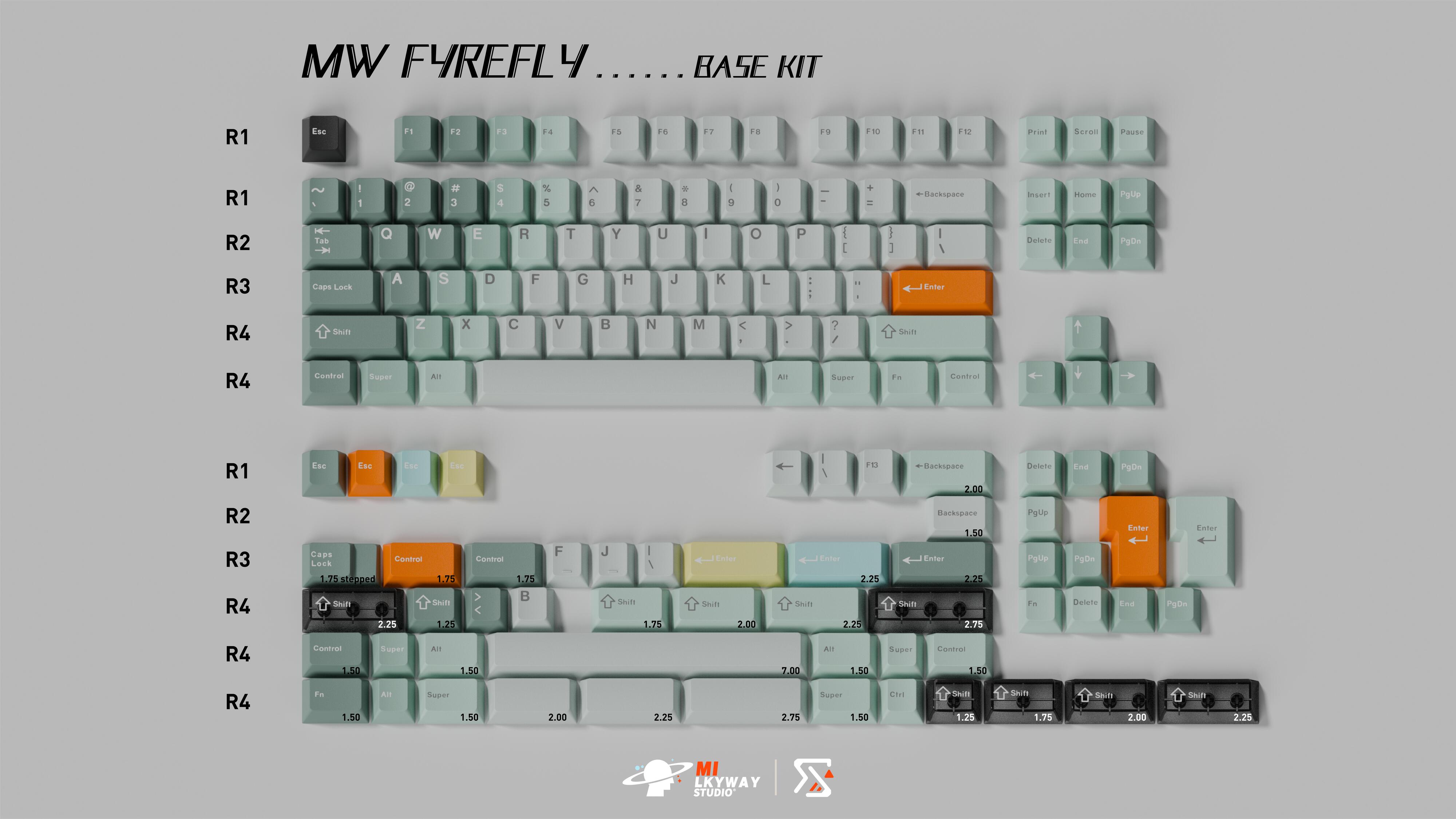 MW Fyrefly Keycaps