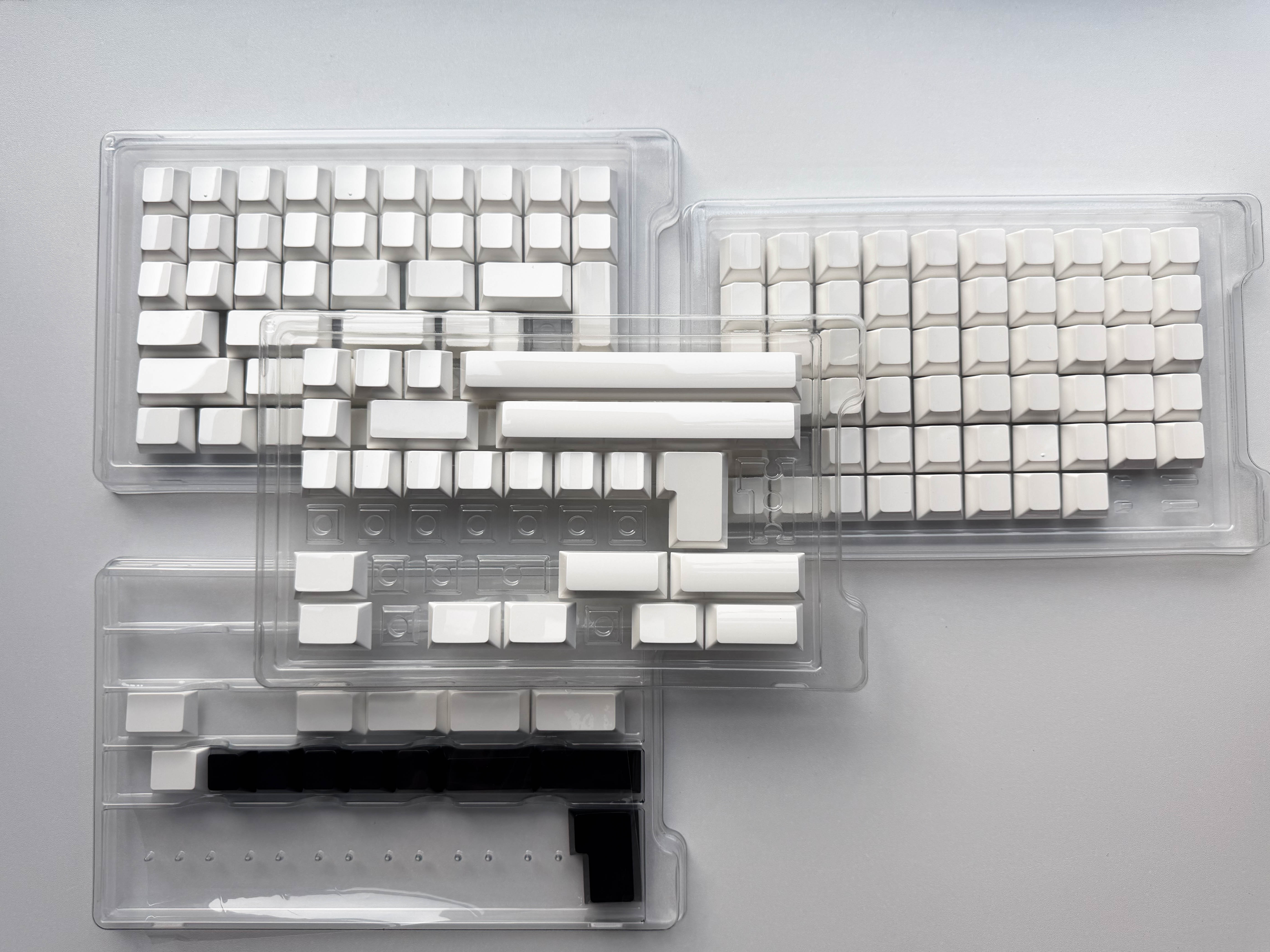 [DISPLAY SET] KBS Highlight White Blank Keycap Set