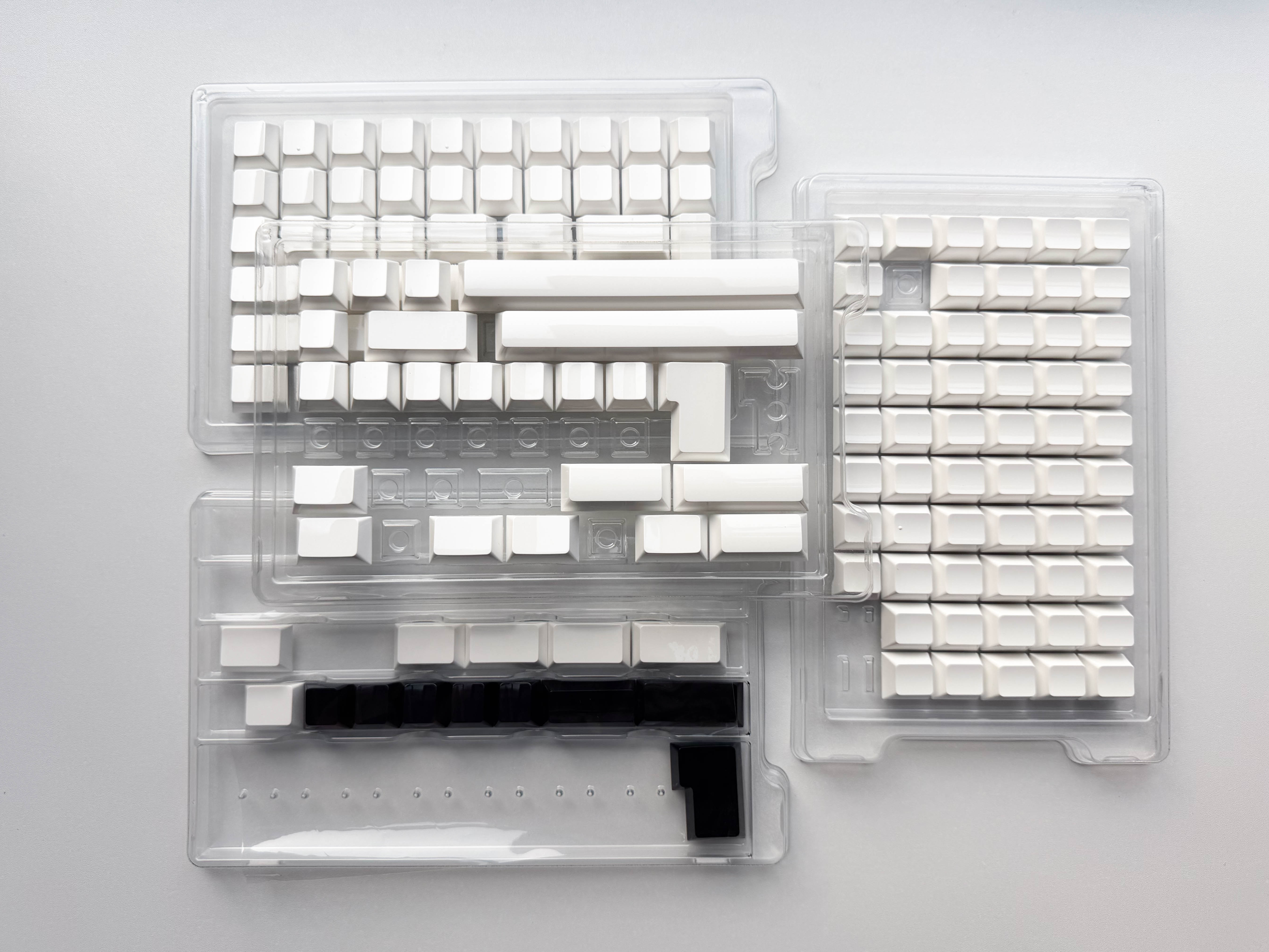 [DISPLAY SET] KBS Highlight White Blank Keycap Set