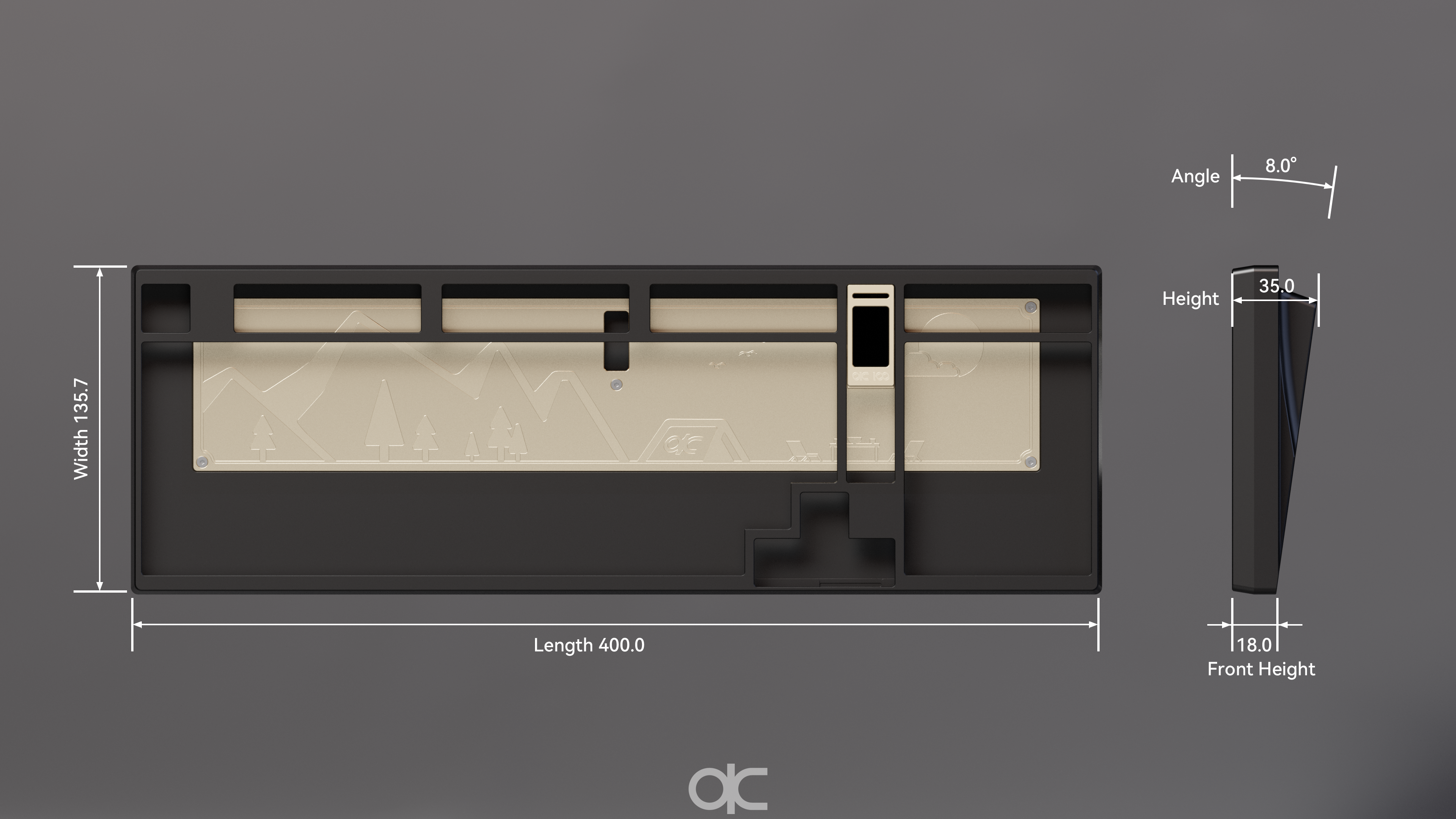 QK100 Barebones Case