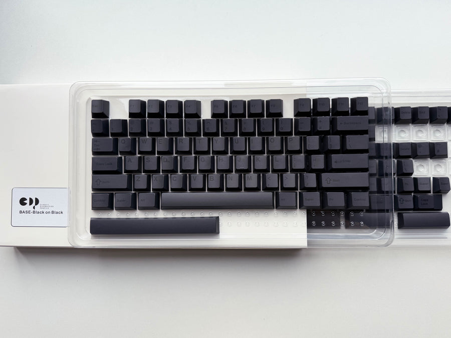 CDP Black on Black Keycaps
