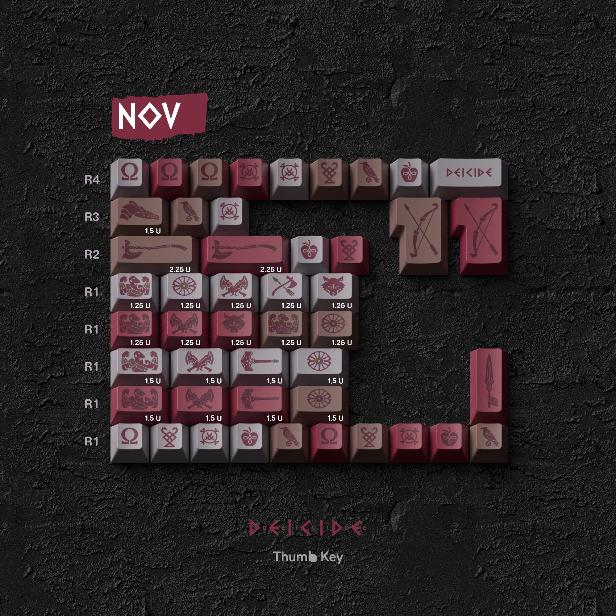 DMK Deicide Keycaps