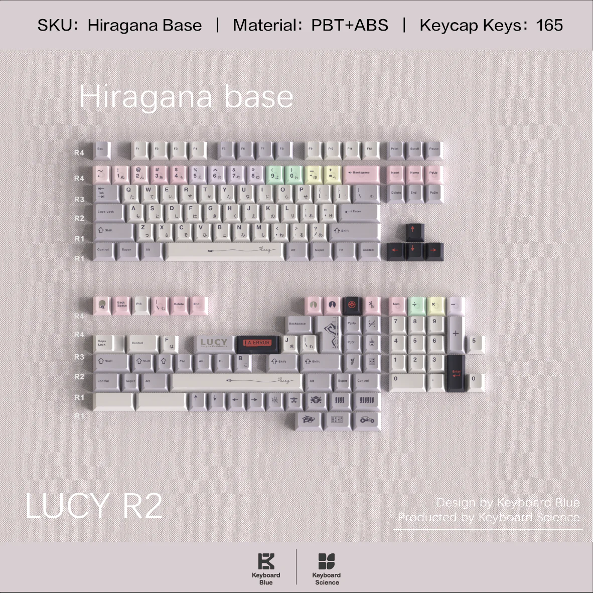 KBS Lucy Keycaps R2