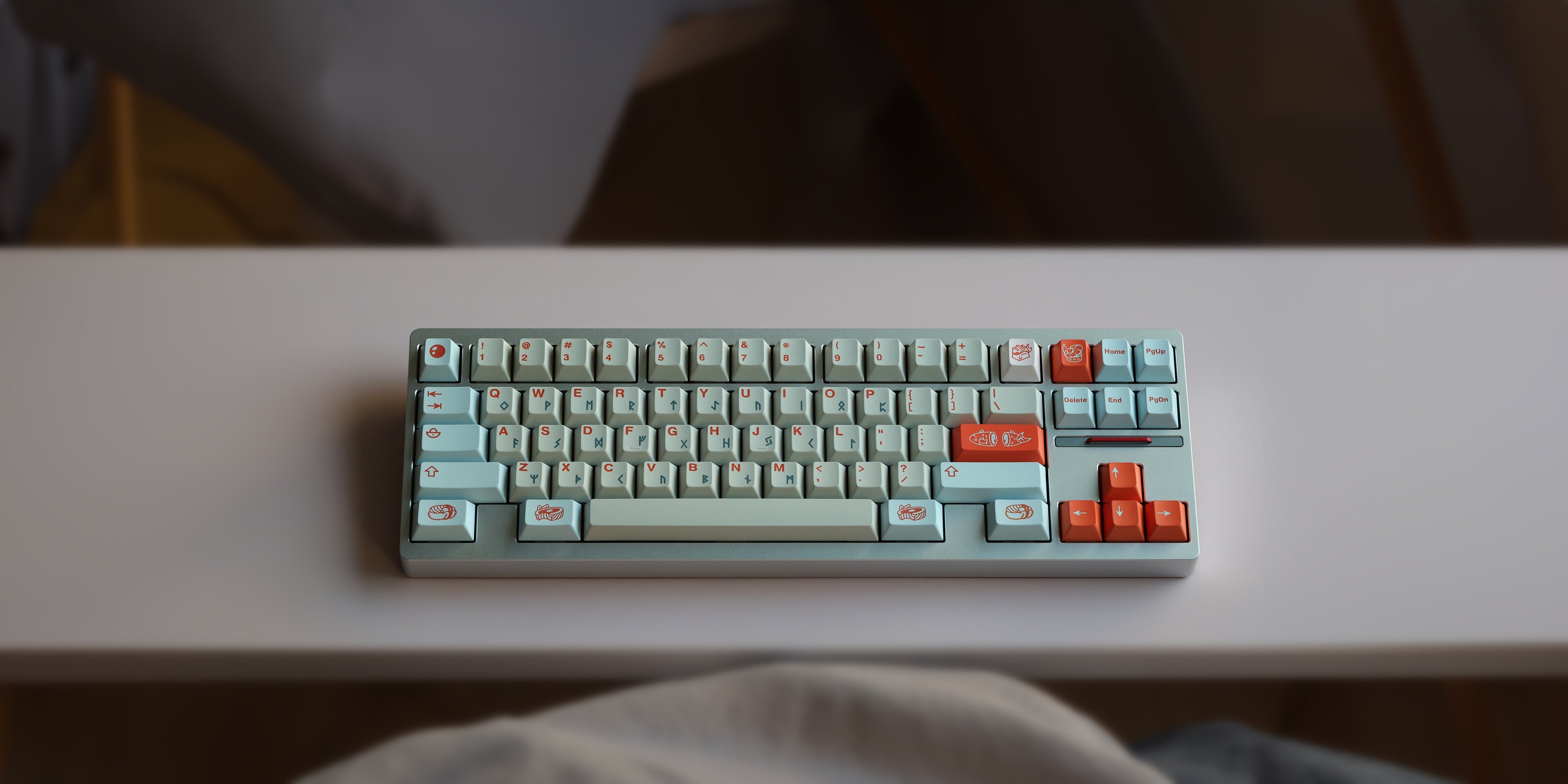 GoMaster Salmon Reborn R2 Keycaps