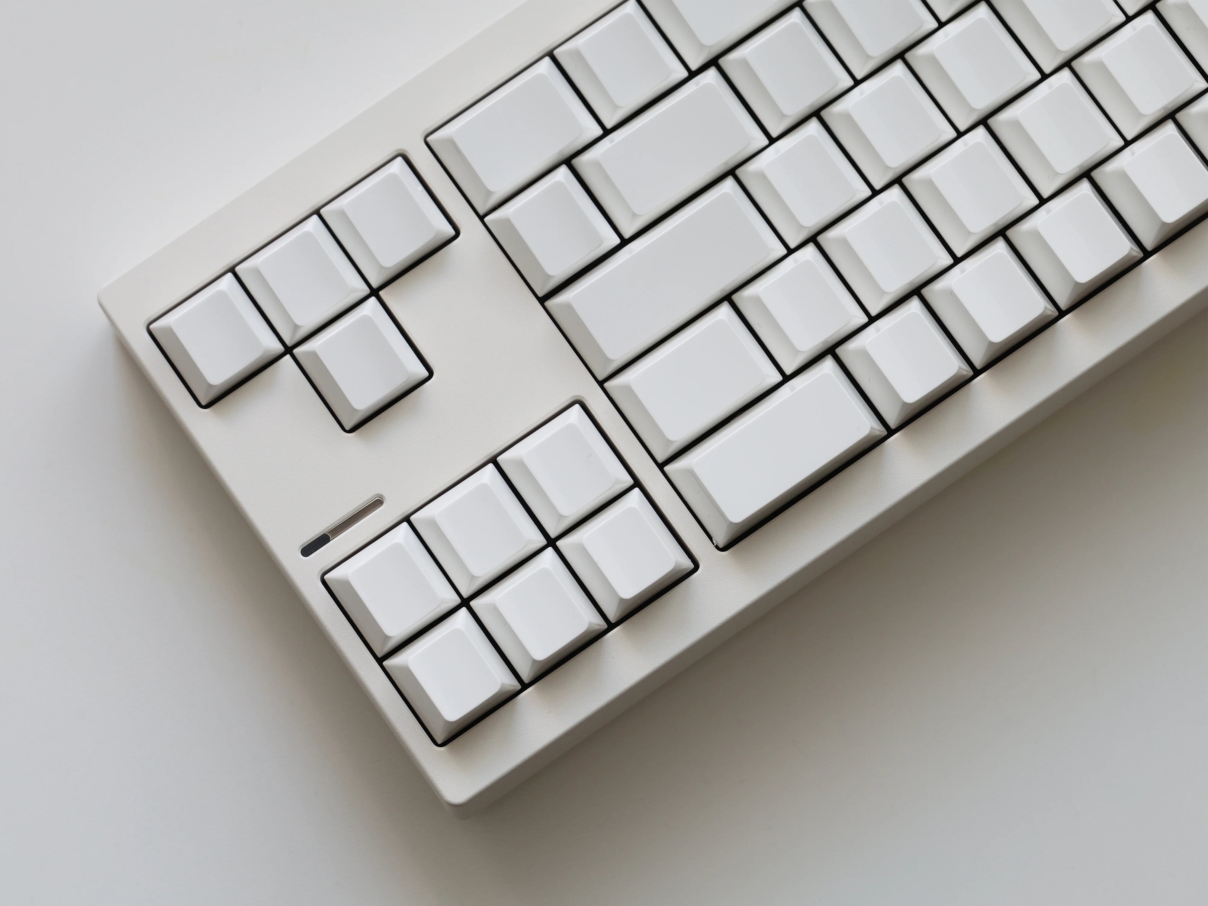 KBS Highlight White Blank Keycaps