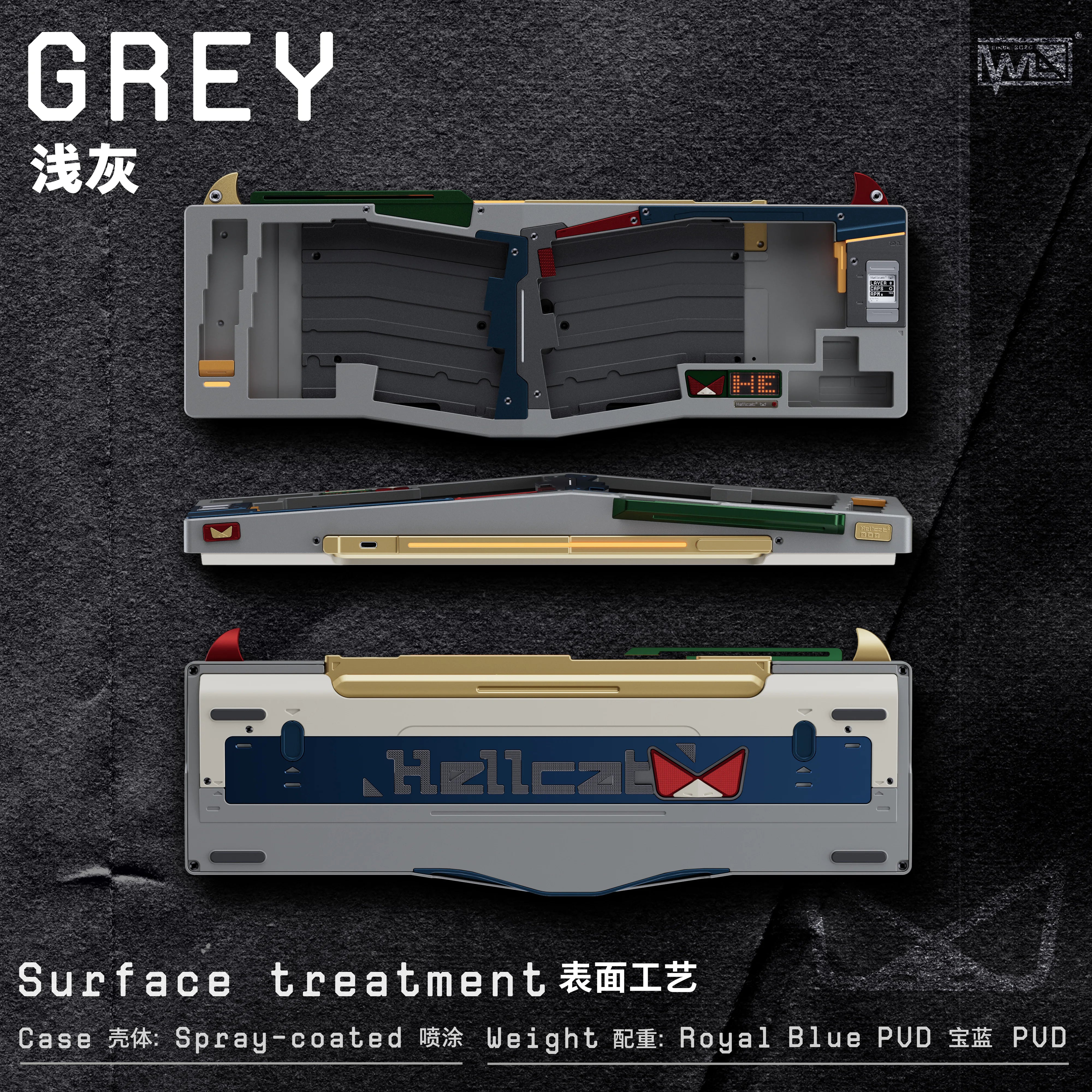 [Instock] Owlab Hellcat Alice Mech-01 Keyboard