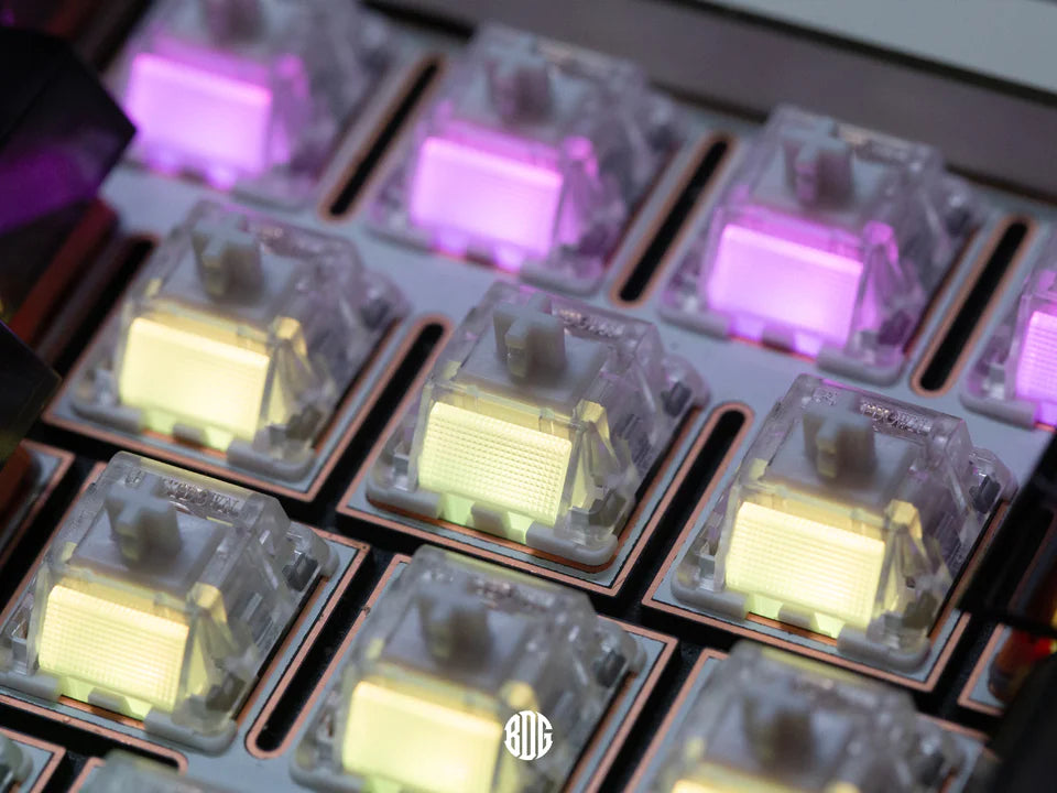 Bustdown x Swagkeys Optical White Switch