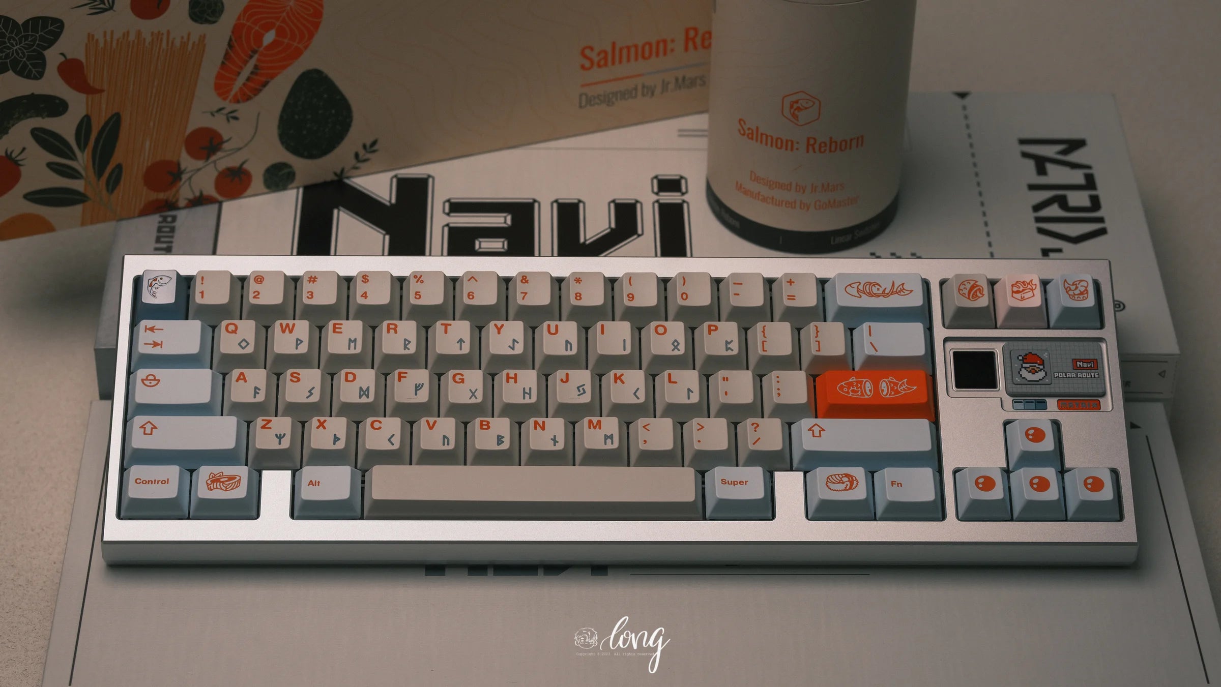 GoMaster Salmon Sushi Reborn Keycaps