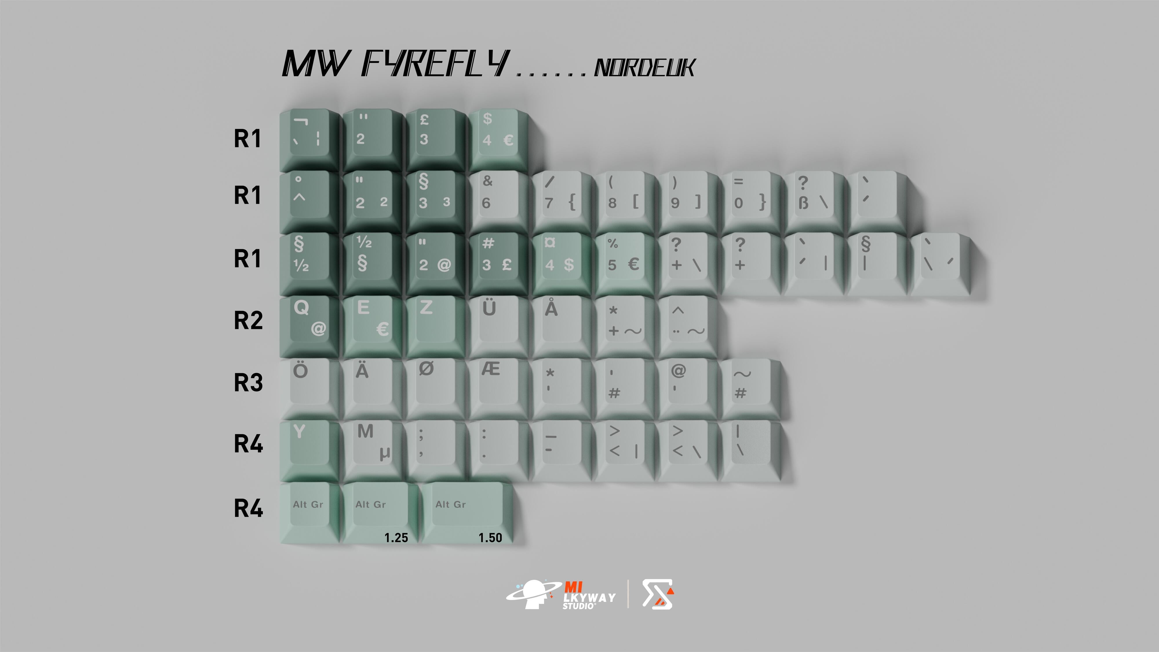 MW Fyrefly Keycaps