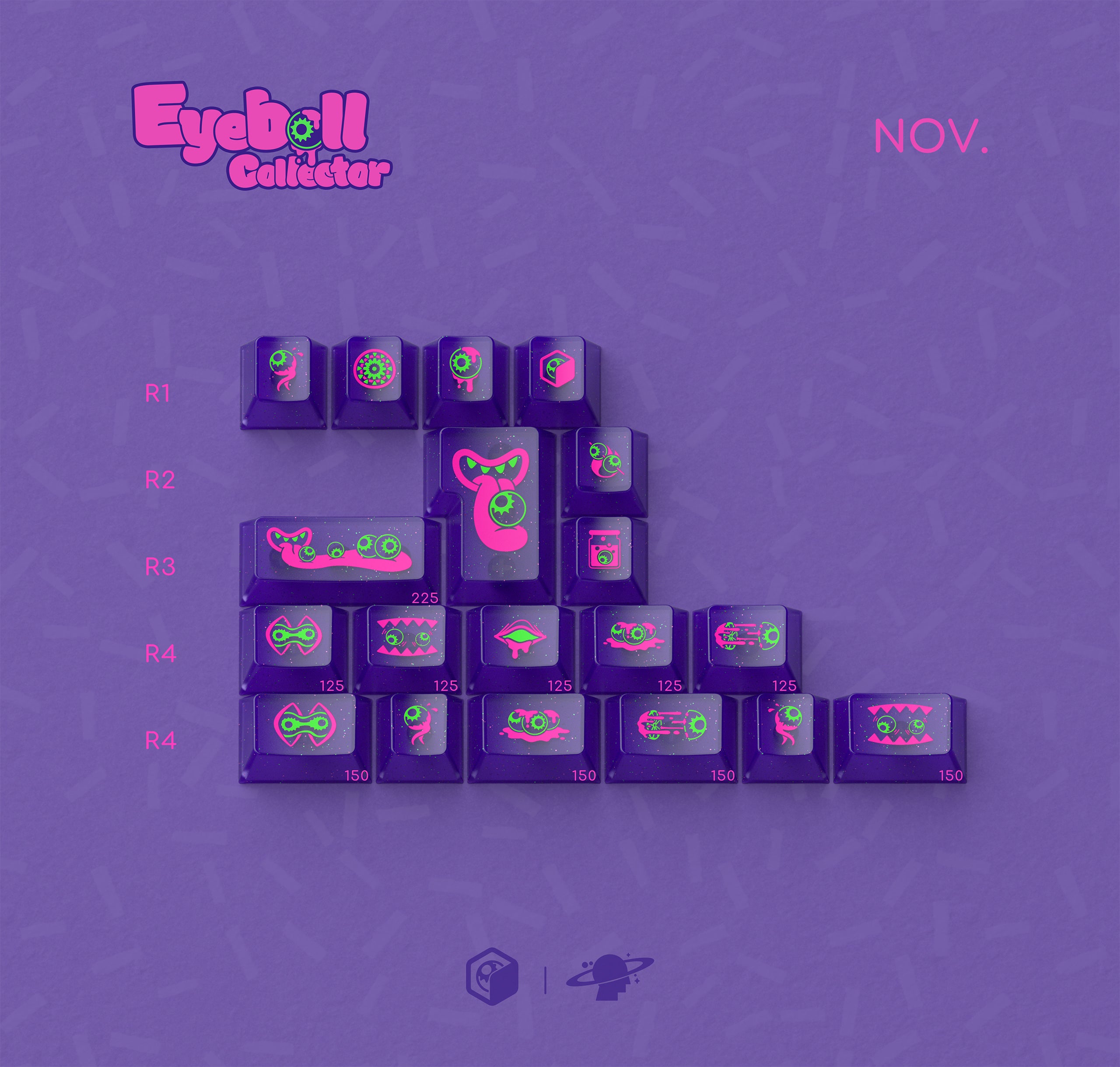 MW Eyeball Collector Keycaps