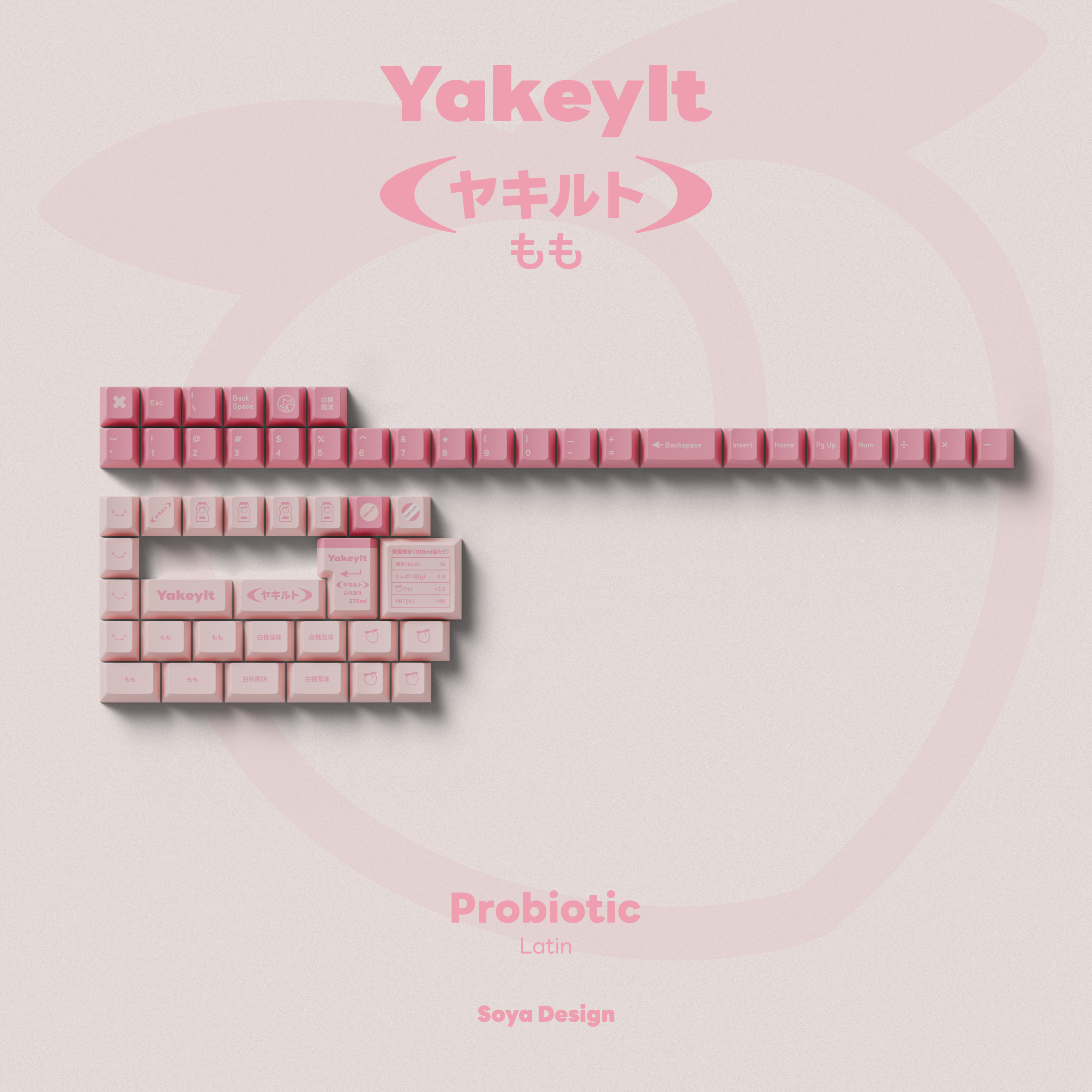 [Ended] TUT Yakeylt Peach Keycaps