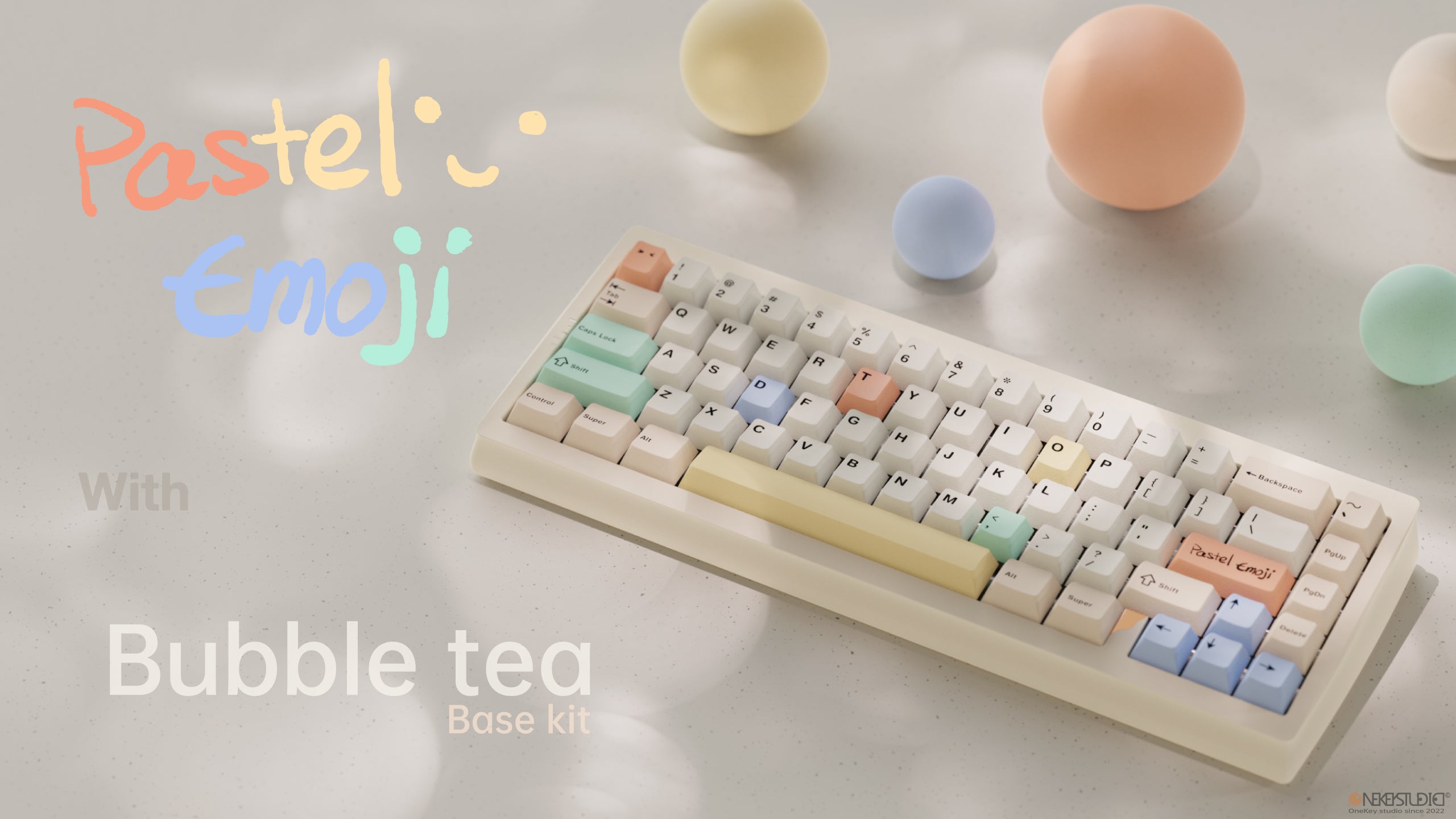 TUT Bubble Tea & Pastel Emoji Keycaps – qwertyqop