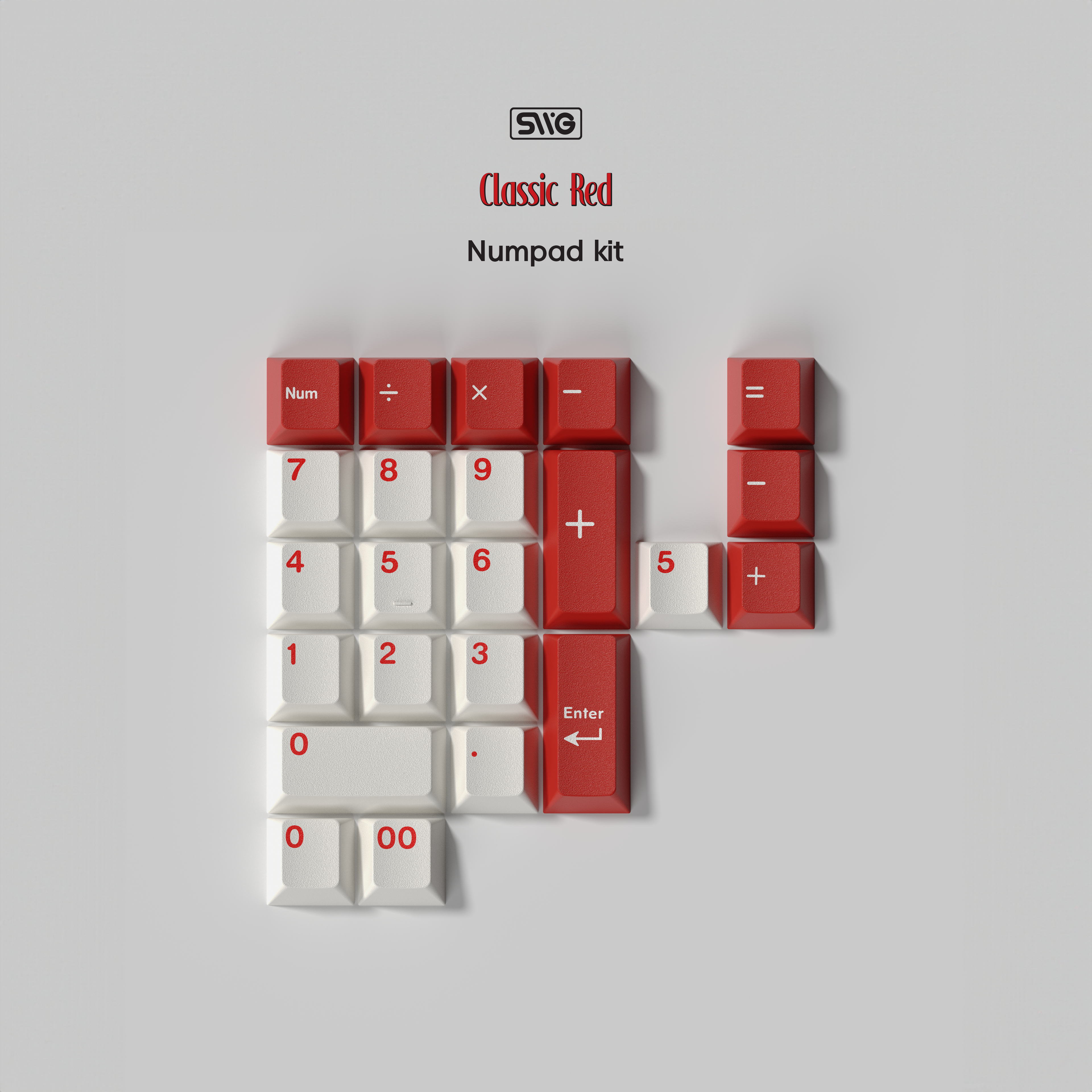 [Preorder] SWG Classic Red Keycaps