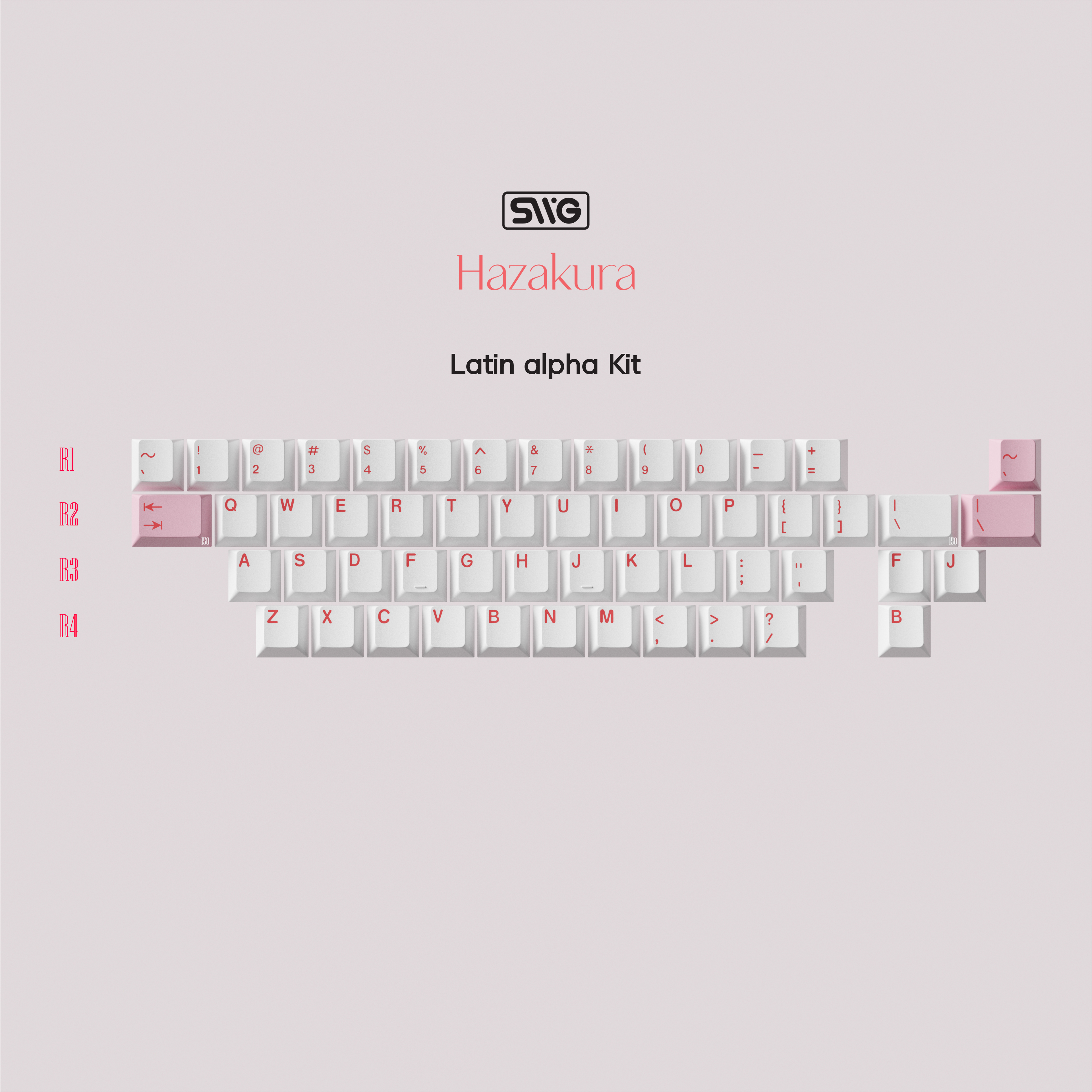 [Group Buy] SWG Hazakura Light Keycaps