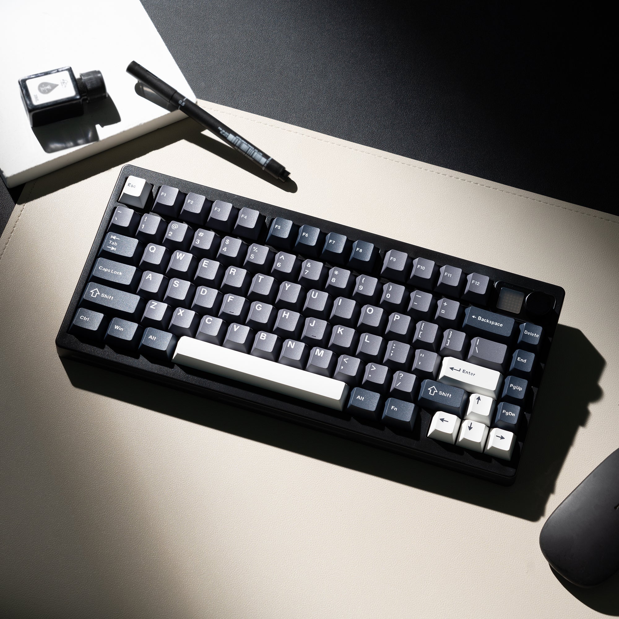 Womier MT75 Trimode with Screen and Knob Fully Assembled Keyboard