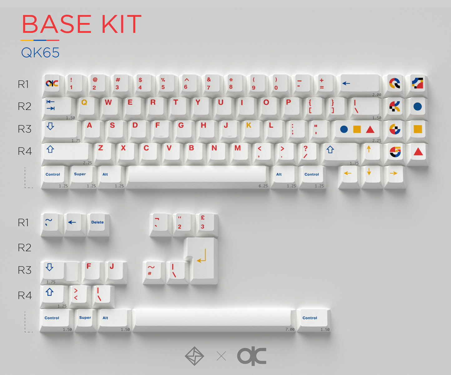 QK65 Base Kit Keycaps